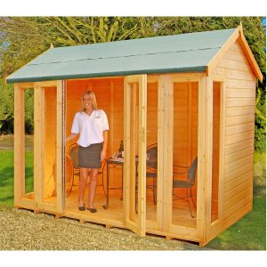 10'3 x 6'5 Shire Blenheim Wooden Summerhouse by Buy Sheds Direct