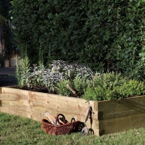 Forest Caledonian Rectangular Raised Bed 6'x3' (1.8x0.9m) by Buy Sheds Direct