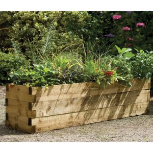 Forest Caledonian Trough Raised Bed 5'11x1'6 (1.8x0.45m) by Buy Sheds Direct