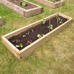 Forest Caledonian Long Raised Bed 1'6 x 6' (0.45m x 1.8m) by Buy Sheds Direct