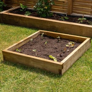 Forest Caledonian Small Raised Bed 3' x 3' (0.9m x 0.9m) by Buy Sheds Direct