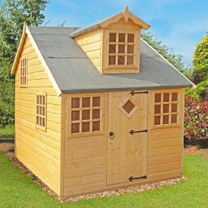 6' x 8' Shire Cottage Kids Wooden Playhouse (1.79m x 2.39m) by Buy Sheds Direct