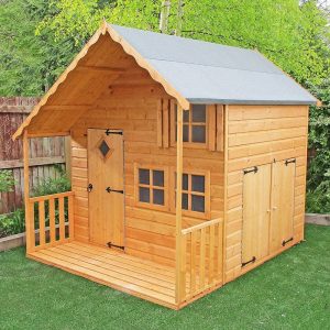 7' x 8' Shire Crib Kids Wooden Playhouse (2.09m x 2.46m) by Buy Sheds Direct