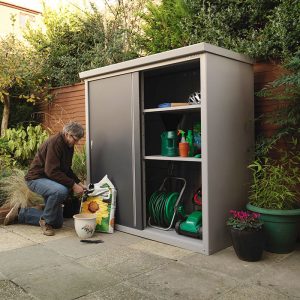 5â8 x 3â2 Trimetals Guardian D63 Metal Storage Shed (1.76m x 0.98m) by Buy Sheds Direct