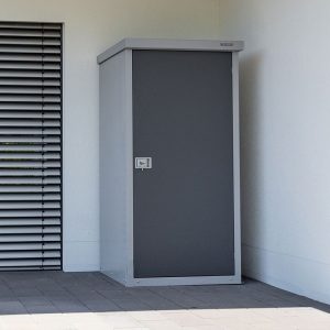 3'1 x 3'2 Trimetals Guardian D33 Metal Storage Shed (0.94m x 0.98m) by Buy Sheds Direct
