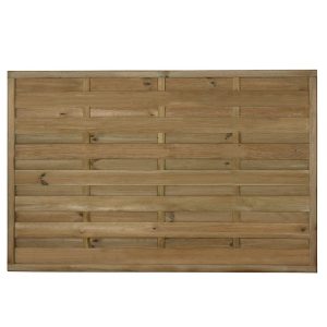 Forest 6' x 4' Europa Plain Pressure Treated Decorative Fence Panel (1.8m x 1.2m) by Buy Sheds Direct