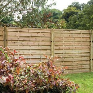 Forest 6' x 5' Europa Plain Pressure Treated Decorative Fence Panel (1.8m x 1.5m) by Buy Sheds Direct
