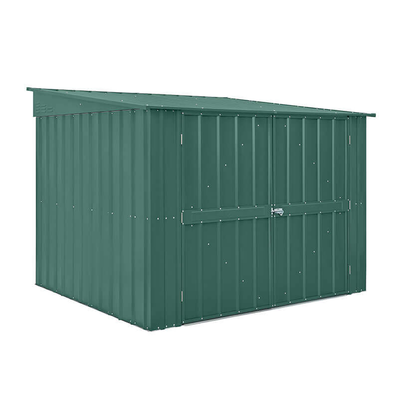 6' x 6' Globel Heritage Green Metal Bike Shed (2.12m x 2.00m) by Buy Sheds Direct