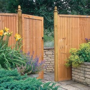Forest 3' x 6' Wooden Board Side Garden Gate (0.91m x 1.83m) by Buy Sheds Direct