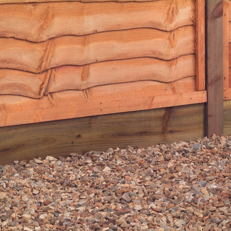 Forest 6' x 6" Pressure Treated Wooden Gravel Board (1.83m x 0.15m) by Buy Sheds Direct