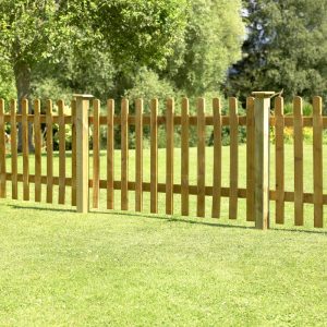 Forest 6' x 3' Wooden Pale Picket Fence Panel (1.8m x 0.9m) by Buy Sheds Direct