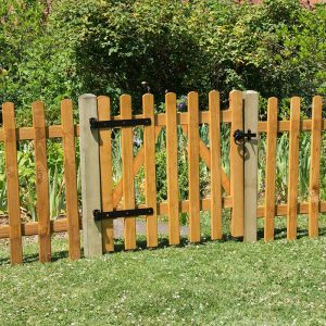3ft High Forest Contemporary Pale Gate by Buy Sheds Direct