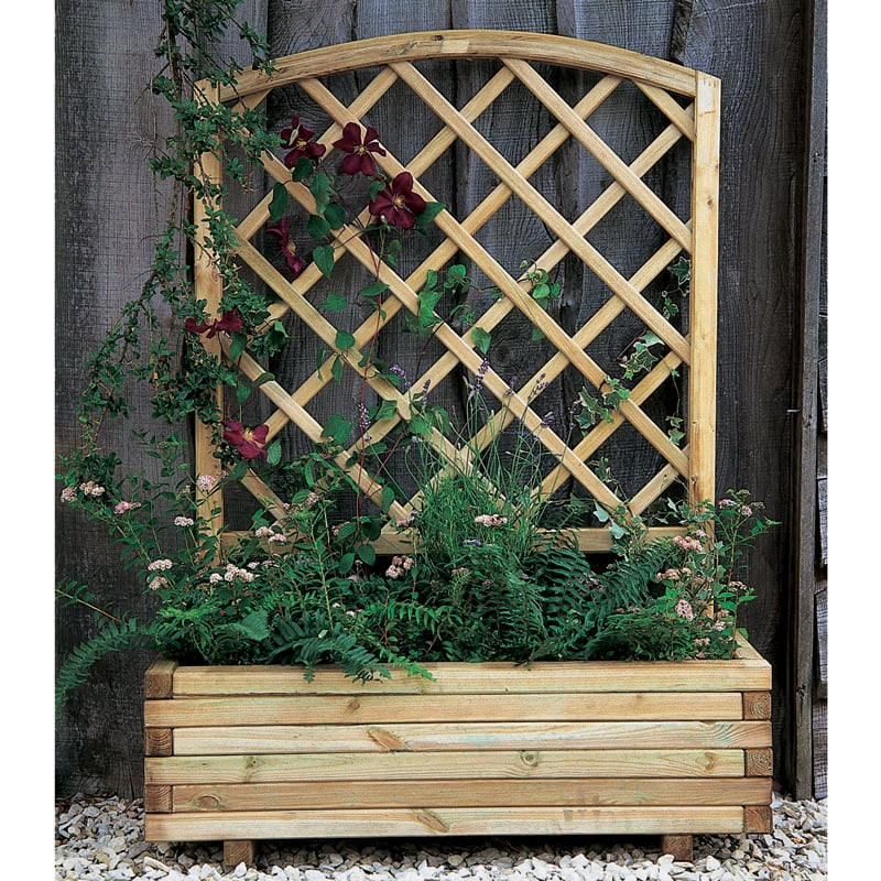 Forest Toulouse Wooden Garden Planter 3'3x1'4 (1.0x0.4m) by Buy Sheds Direct