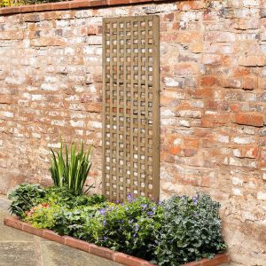 Forest 6' x 2' Premium Framed Decorative Contemporary Square Garden Trellis (1.8m x 0.6m) by Buy Sheds Direct