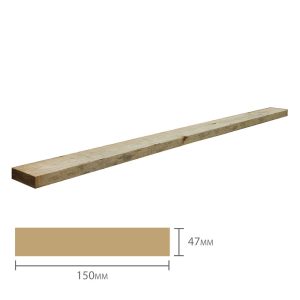 Forest Deck Joist (47mm x 150mm x 2400mm) Pack of 5 by Buy Sheds Direct