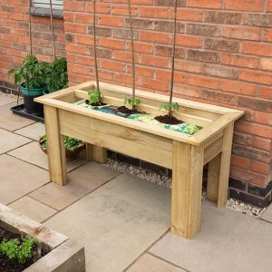 Forest Grow Bag Planter 3'9" x 1'10 (1.15m x 0.55m) by Buy Sheds Direct