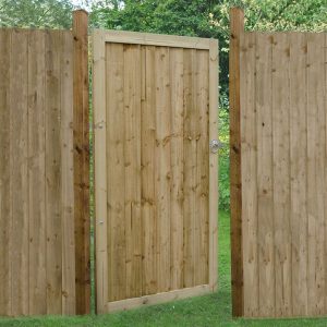 Forest 3' x 6' Featheredge Pressure Treated Wooden Side Garden Gate (0.92m x 1.8m) by Buy Sheds Direct