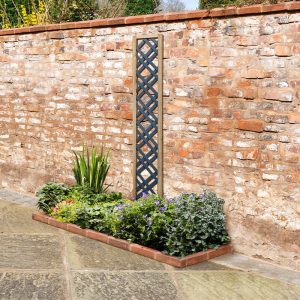 Forest 5'11 x 1' Grey Painted Wooden Diamond Lattice Panel (1.8m x 0.3m) by Buy Sheds Direct