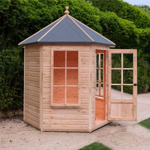 7'1 x 6'2 Shire Gazebo Hexagonal Summerhouse by Buy Sheds Direct
