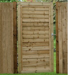 Forest 3' x 6' Pressure Treated Wooden Lap Side Garden Gate (0.92m x 1.83m) by Buy Sheds Direct