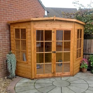 7'5 x 7'5 Shire Hampton Garden Summerhouse by Buy Sheds Direct