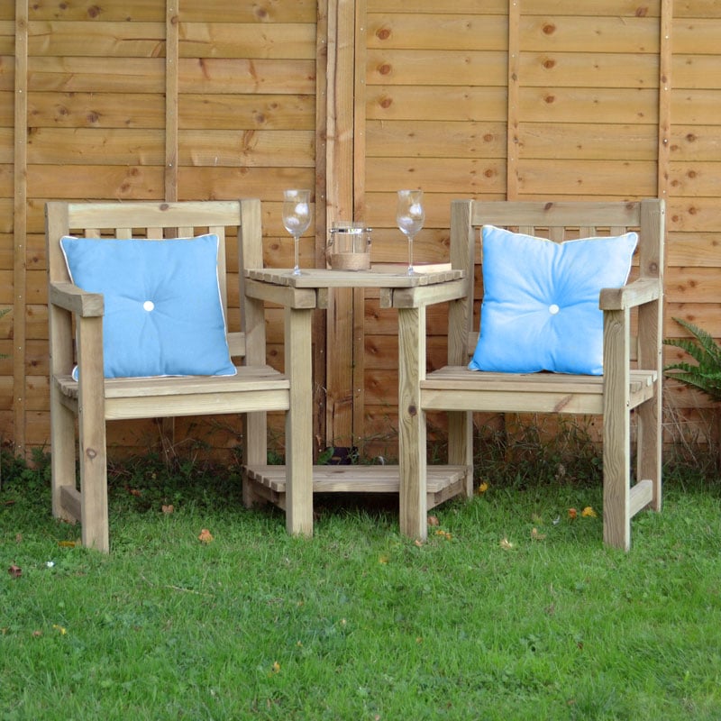 Forest Harvington Wooden Garden Love Seat 6'x2' (1.71x0.69m) by Buy Sheds Direct