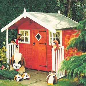 6' x 4' Shire Hobby Kids Wooden Playhouse (1.79m x 1.79m) by Buy Sheds Direct