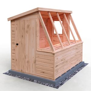 6' x 8' Shire Iceni Pent Potting Shed (1.83m x 2.5m) by Buy Sheds Direct