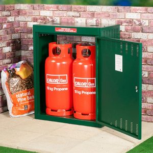 Asgard 2 Metal Gas Bottle Storage (19kg) by Buy Sheds Direct