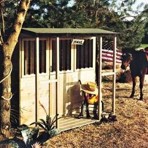 6' x 6' Shire Jailhouse Kids Wooden Playhouse (1.79m x 1.79m) by Buy Sheds Direct