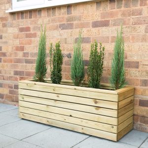 Forest Linear Long Wooden Garden Planter 4'x1' (1.2x0.4m) by Buy Sheds Direct