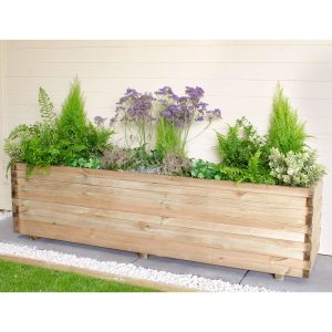 Forest Lomello Wooden Garden Planter 6'x2' (1.8x0.6m) by Buy Sheds Direct