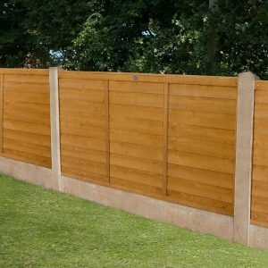 Forest 6' x 4' Straight Cut Overlap Fence Panel (1.83m x 1.22m) by Buy Sheds Direct
