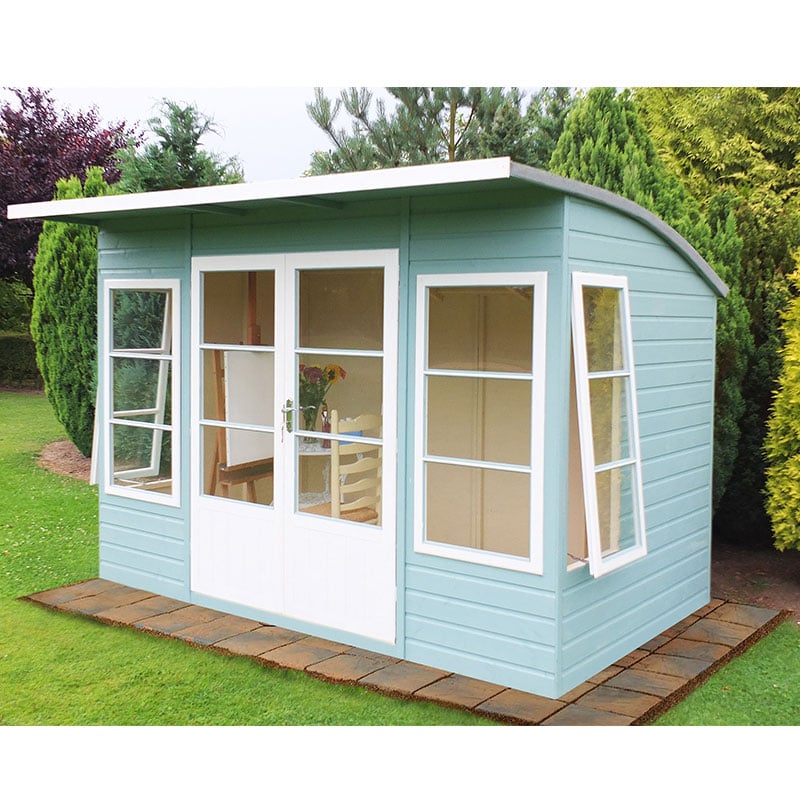 10 x 6 Shire Orchid Contemporary Wooden Garden Summerhouse by Buy Sheds Direct