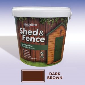 Shed and Fence Treatment 5ltr Dark Brown by Buy Sheds Direct