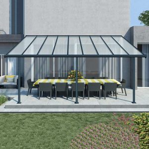 10x20 Palram Canopia Sierra Grey Patio Cover by Buy Sheds Direct