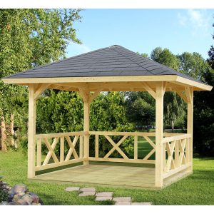 3x3m (10'x10') Palmako Betty Garden Pavilion - Luxury Gazebo by Buy Sheds Direct