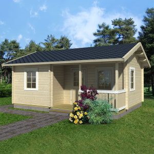 Palmako Sandra 6.3 x 4.5m Log Cabin Garden Building (70mm) by Buy Sheds Direct