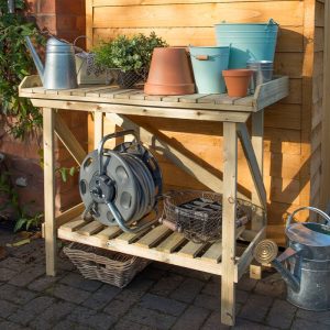 Wooden Potting Bench by Buy Sheds Direct