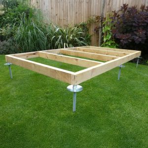 QuickJACK Adjustable Shed Base System for Soft Surfaces - Kit 3 by Buy Sheds Direct