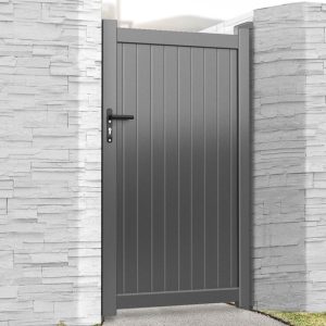 Devon Premium Metal Side Gate - Grey by Buy Sheds Direct