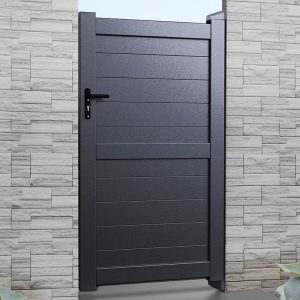 Exeter Premium Metal Side Gate - Grey by Buy Sheds Direct