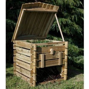 Forest Beehive Wooden Compost Bin 2'5x2'6 (0.74x0.74m) by Buy Sheds Direct