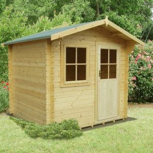 Shire Montford 3.2m x 3.2m Log Cabin Summerhouse (28mm) by Buy Sheds Direct
