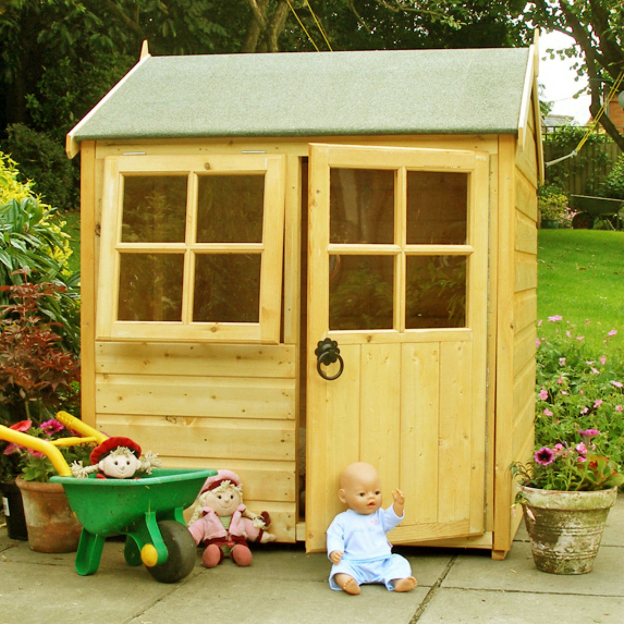 4 x 4 Shire Bunny Childrens/ Kids Wooden Garden Playhouse by Buy Sheds Direct