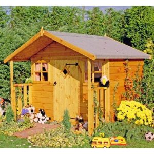 6' x 5'6 Shire Cubby Childrens/ Kids Wooden Garden Playhouse by Buy Sheds Direct