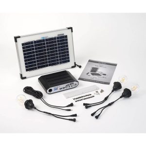 Solartech Premium Garden Building Solar Lighting Kit 5 - Suitable for Gazebos up to 5m x 4m (16' x 14') by Buy Sheds Direct