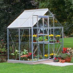 6'4 x 4'4 Halls Popular 64 Small Greenhouse (1.93 x 1.31m) by Buy Sheds Direct