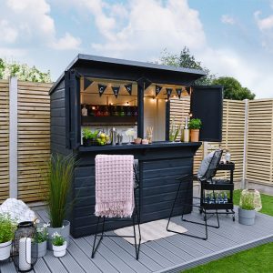 6x3 Garden Bar (1.89m x 1.19m): Forest Shiplap Pressure Treated Outdoor Bar With 25yr Guarantee by Buy Sheds Direct