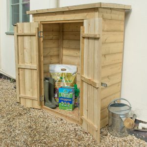 3'6 x 2' Forest Shiplap Pent Midi Wooden Garden Storage - Outdoor Patio Storage (1m x 0.55m) by Buy Sheds Direct